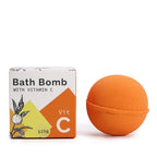 Vitamin-C-Badebombe mit ätherischen Ölen