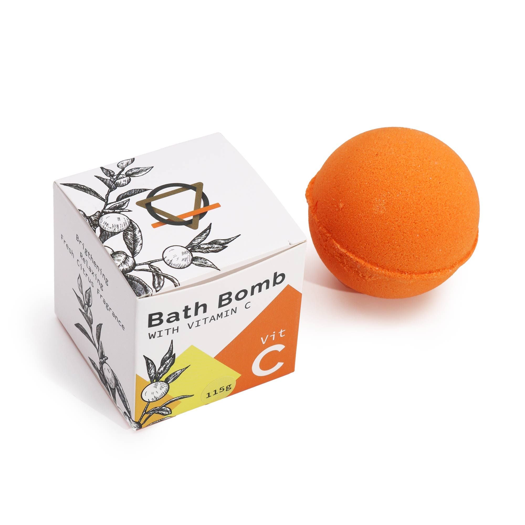 Vitamin-C-Badebombe mit ätherischen Ölen