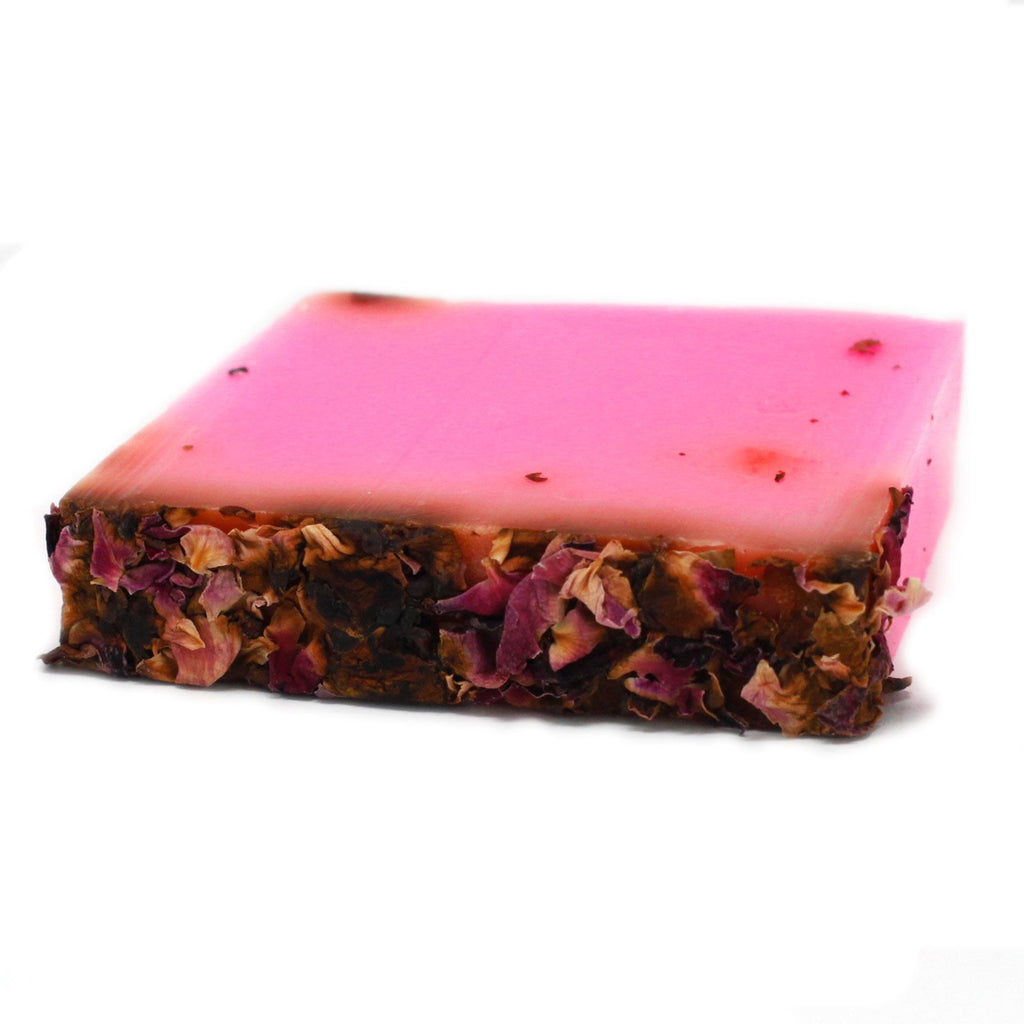 Packung mit 13 Rose & Rosenblätter Seife