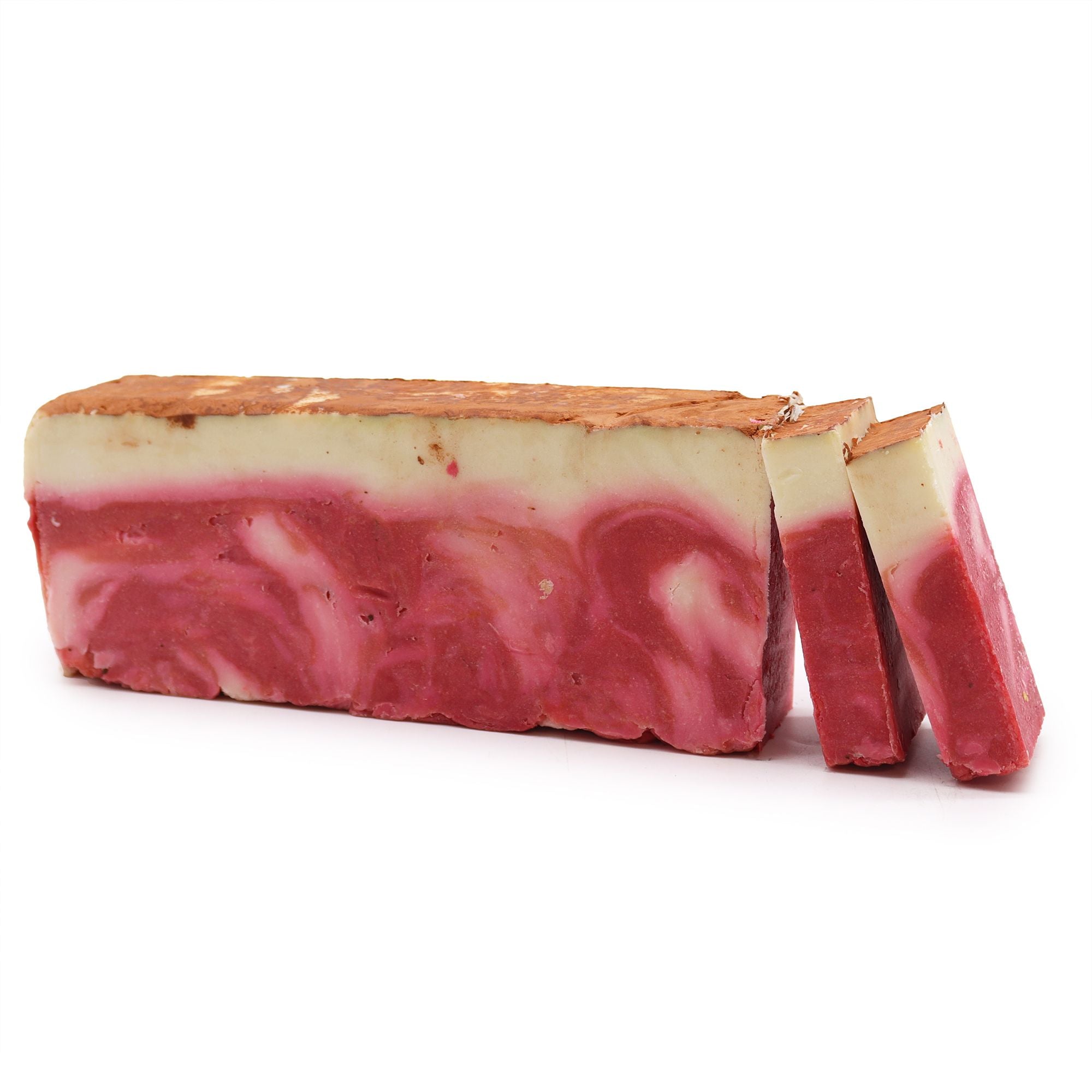Handgefertigter Seifenblock 1.25 kg - Rote Tonerde Olivenöl