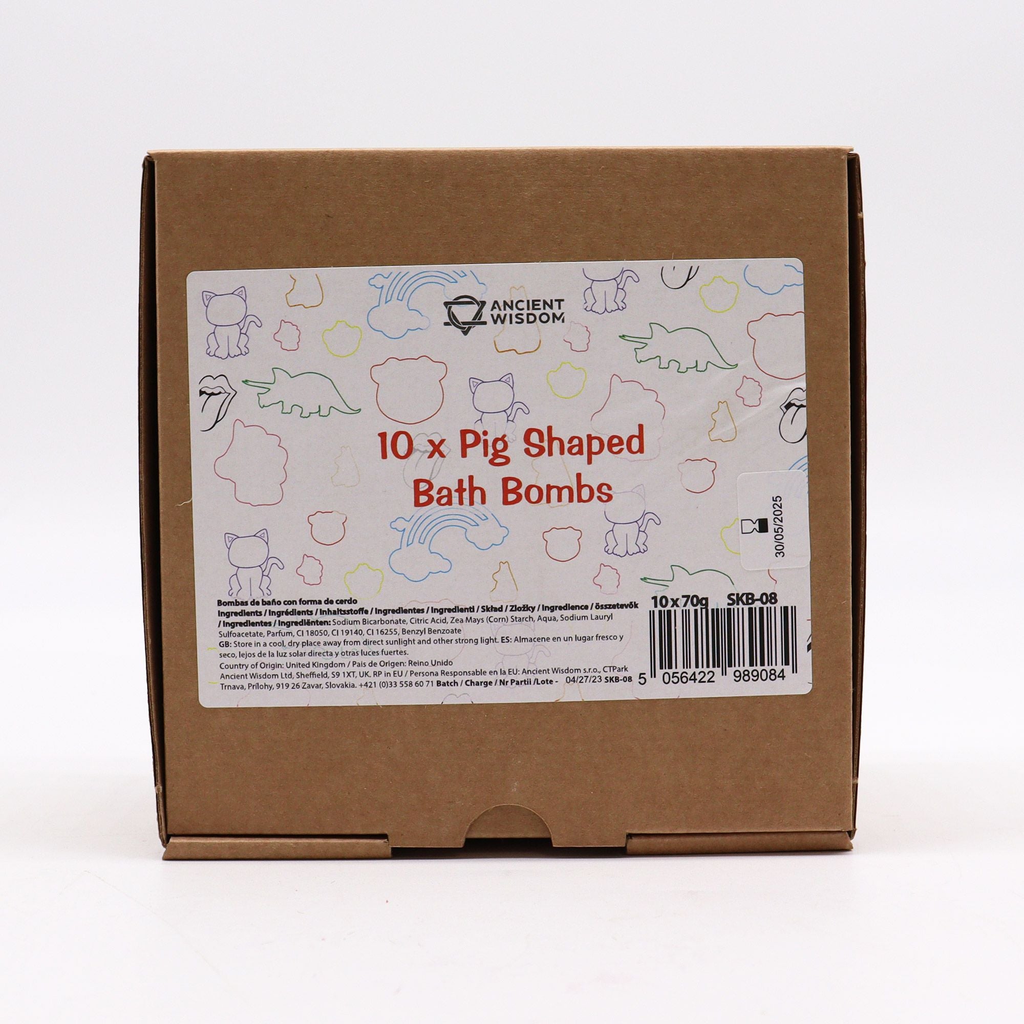 Badebombe Schweinchen – Vanilla Cupcake (70 g)
