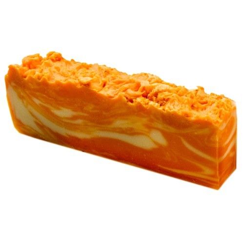 Handgefertigter Seifenblock 1.25 kg - Orange Olivenöl