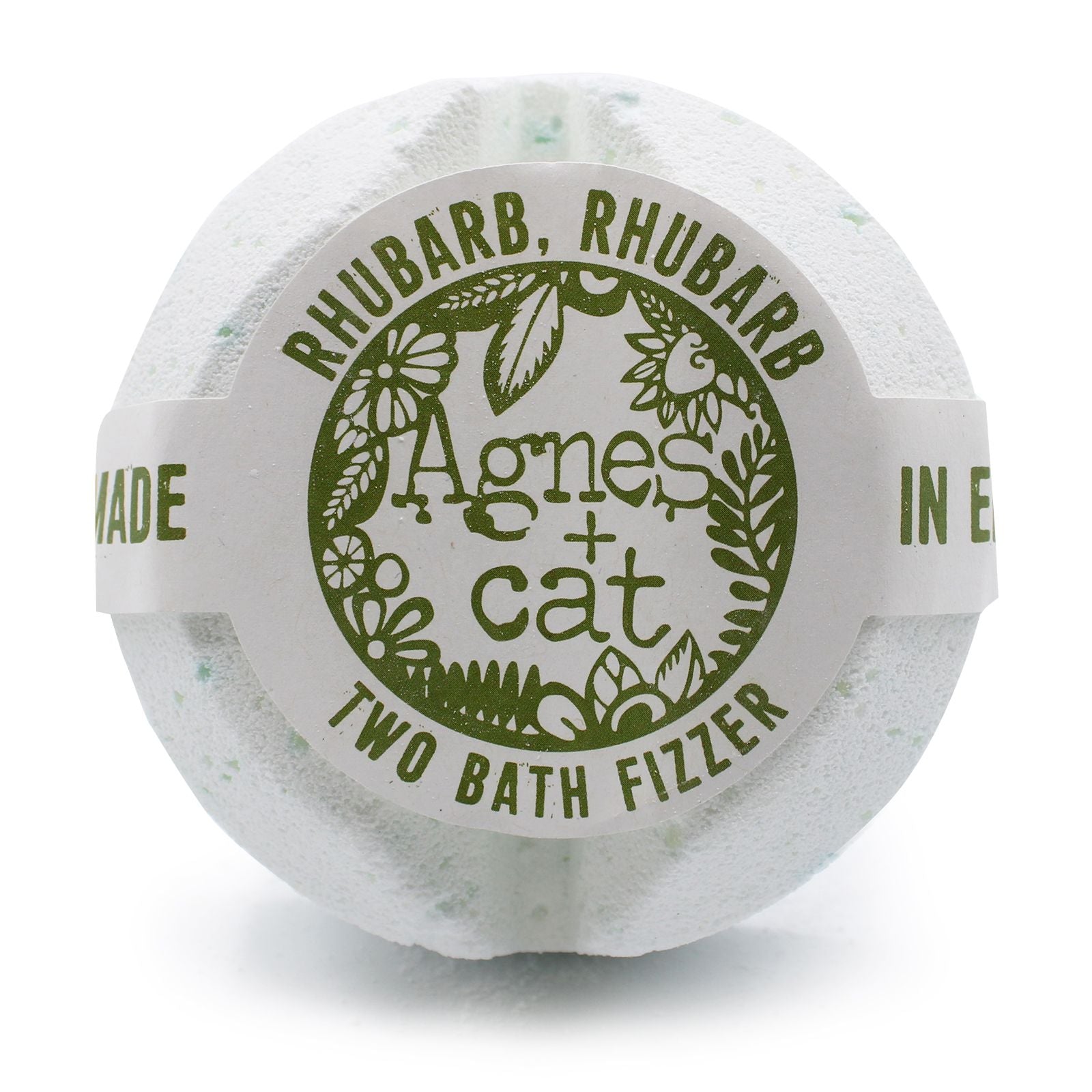 Sprudelnde Badekugel – Rhabarber